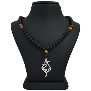 گردنبند نقره مردانه ترمه 1 طرح آرمان کد mas 00441