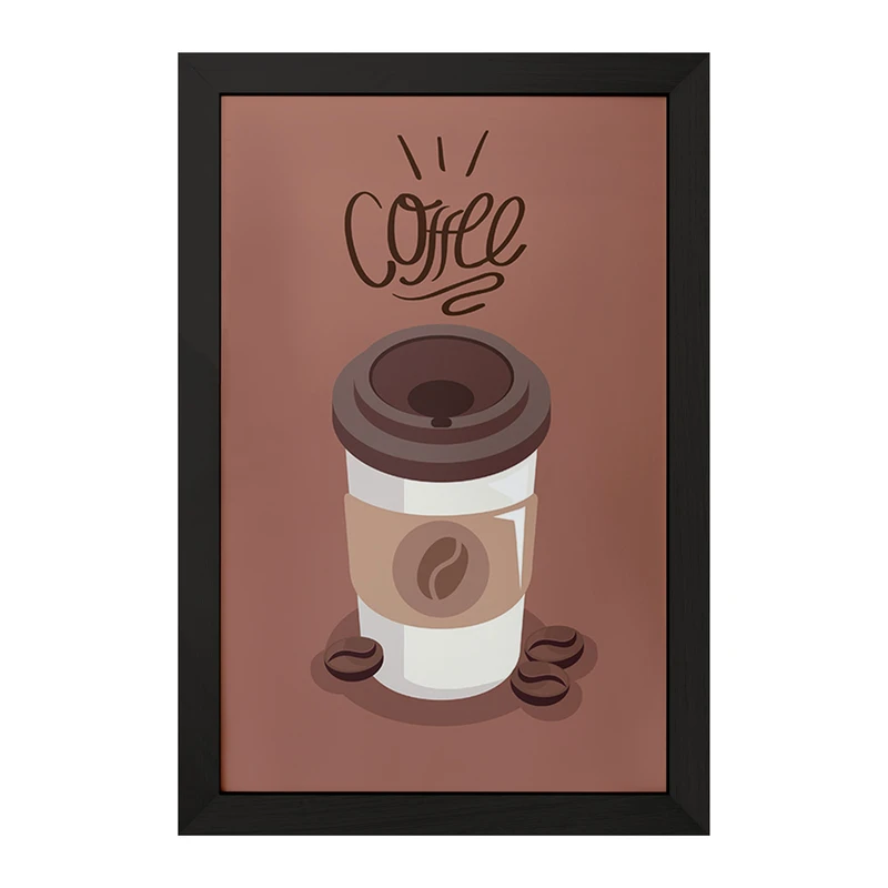 تابلو خندالو مدل قهوه (Coffee) کد F1549