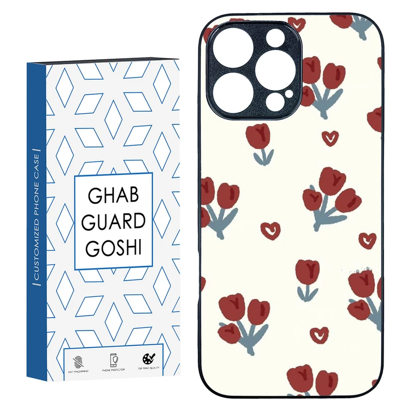 کاور قاب گارد گوشی طرح گل کد TPU-140 مناسب برای گوشی موبایل اپل Iphone 16 Pro Max
