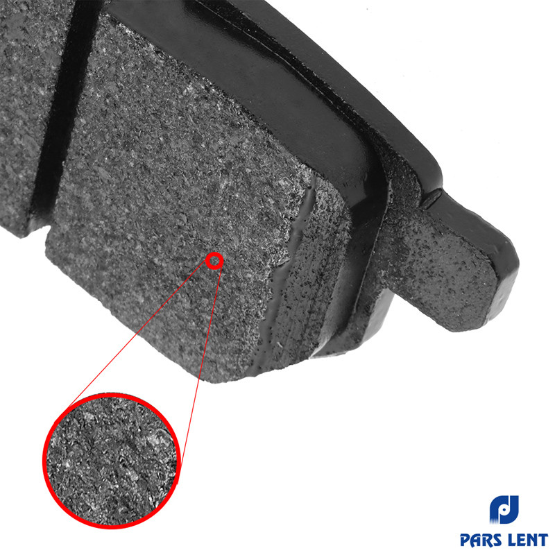 لنت ترمز عقب لنت پارس مدل 24610 مناسب برای سایپا شاهین