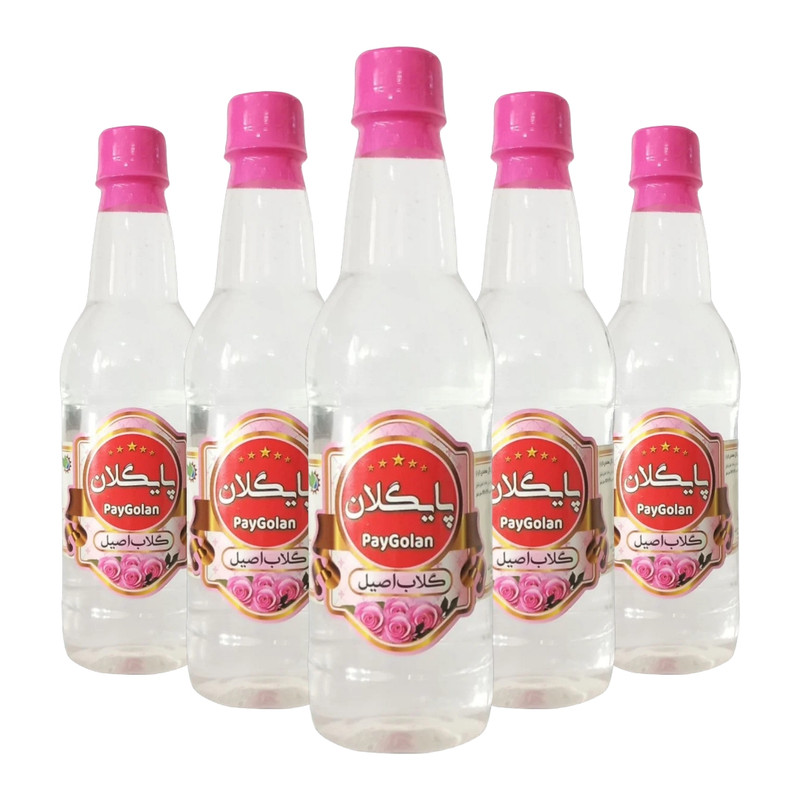 گلاب اصیل پایگلان - 2500 میلی لیتر بسته 5 عددی