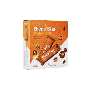 پروتئین بار کتو بین استار - 240 گرم بسته 6 عددی
