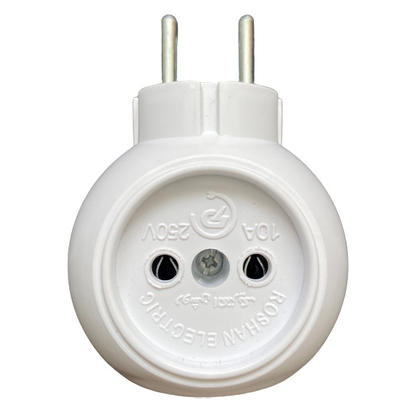 سه راهی برق روشن الکتریک مدل کپل بسته 2 عددی