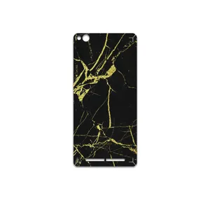 MAHOOT Graphite-Gold-Marble Cover Sticker for Xiaomi Redmi 3