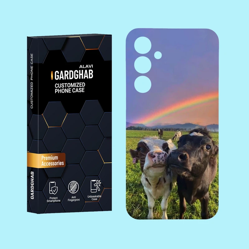 کاور گارد قاب علوی مدل حیوانات مناسب برای گوشی موبایل سامسونگ Galaxy A55