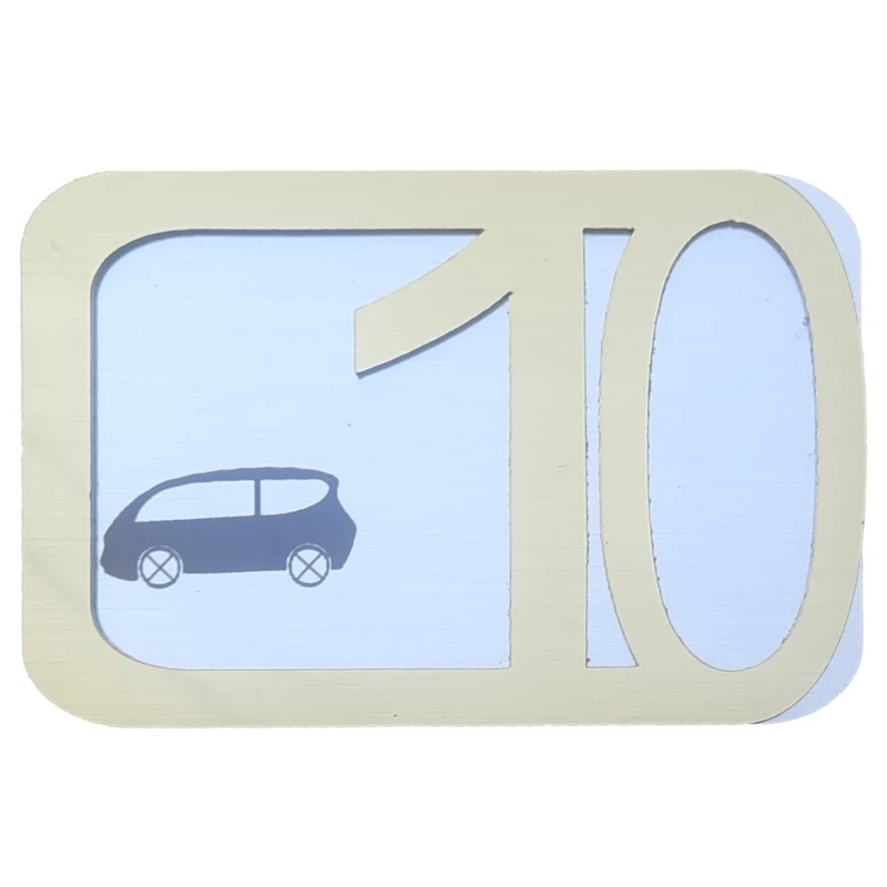 برچسب نشانگر مدل پلاک شماره درب و انبار و پارکینگ کد  KH10*6