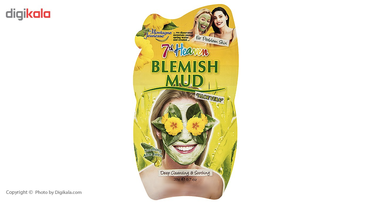 ماسک صورت مونته ژنه سری 7th Heaven مدل Blemish Mud حجم 20 میلی لیتر