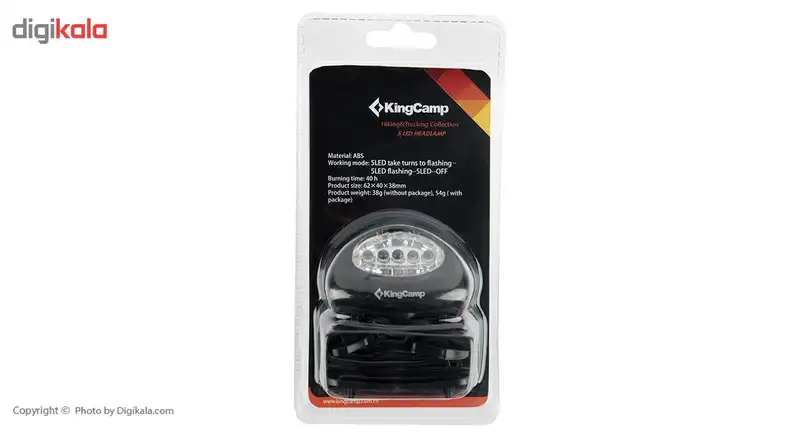 چراغ پیشانی کینگ کمپ مدل KA3666