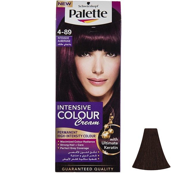 کیت رنگ موی پلت سری Intensive مدل Intensive Aubergine شماره 89-4 -  - 1