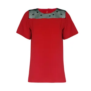 بلوز آستین کوتاه زنانه مدل PTRN