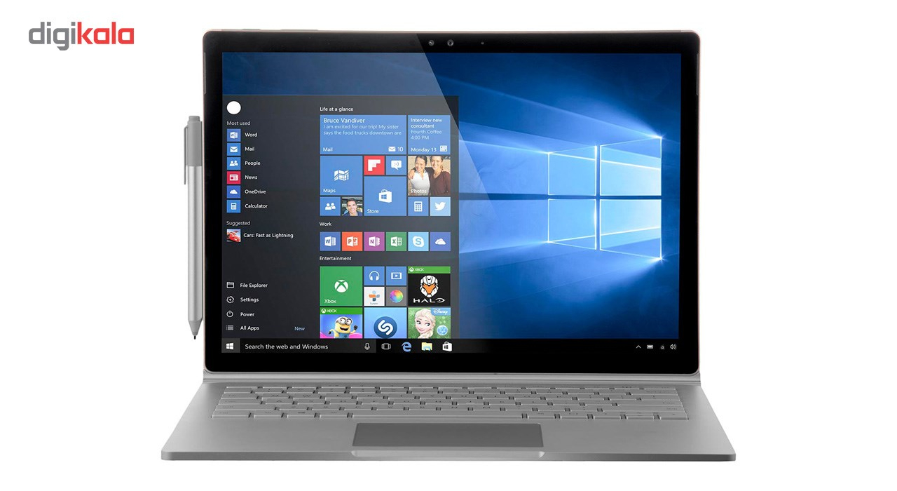 لپ تاپ 13 اینچی مایکروسافت مدل Surface Book - Performance Base لپ تاپ 13 اینچی مایکروسافت مدل Surface Book - Performance Base