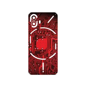 MAHOOT Red_Printed_Circuit_Board Cover Sticker for Nothing Phone 2