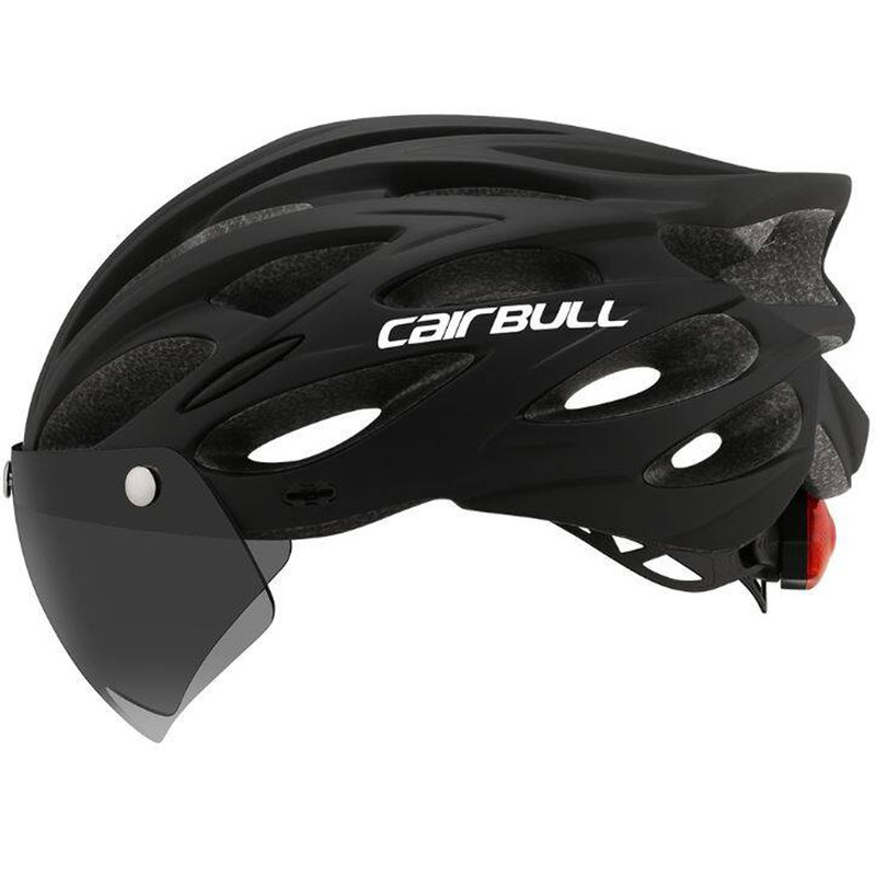 کلاه ایمنی دوچرخه کربول مدل CB26 عینک دار چراغ دار