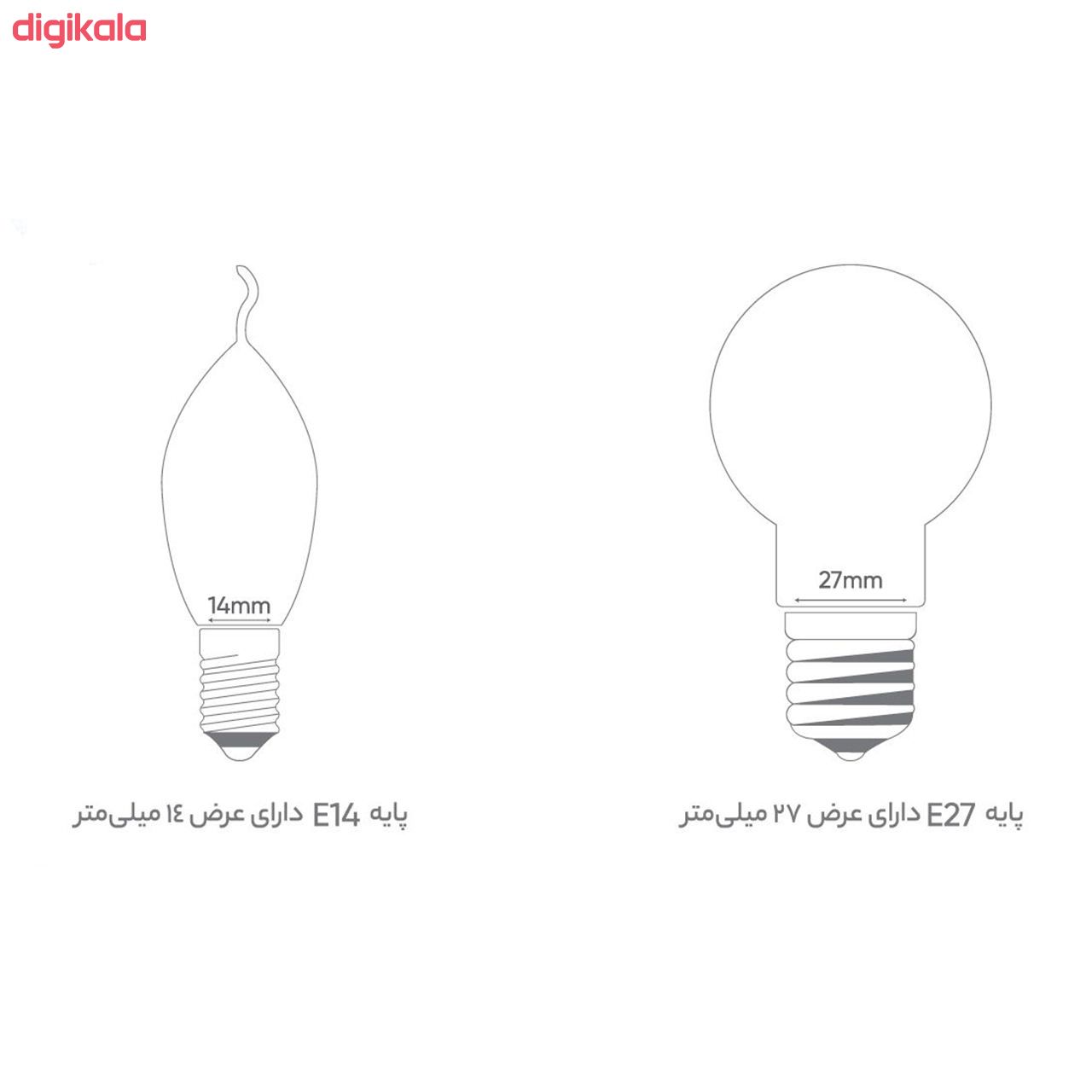 لامپ ال ای دی 8 وات کملیون مدل L101 پایه E14 بسته 5 عددی main 1 6