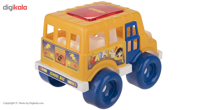 ماشین بازی زرین تویز مدل School Bus D1