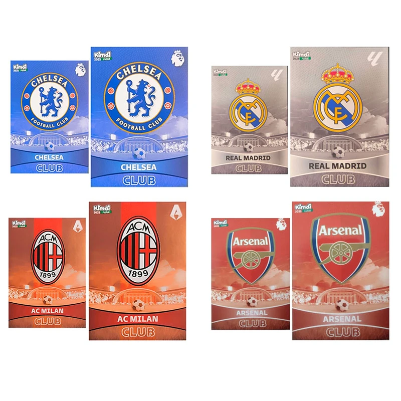 اسباب بازی زینتی کیمدی مدل کلاب رئال مادرید به همراه برچسب مجموعه 8 عددی