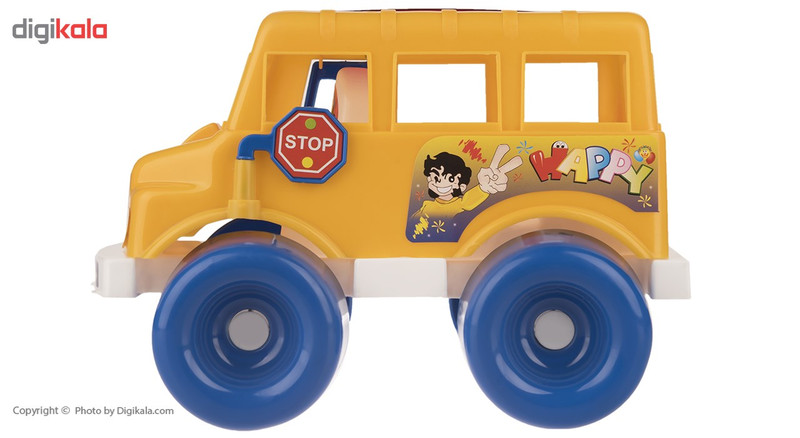 ماشین بازی زرین تویز مدل School Bus D1