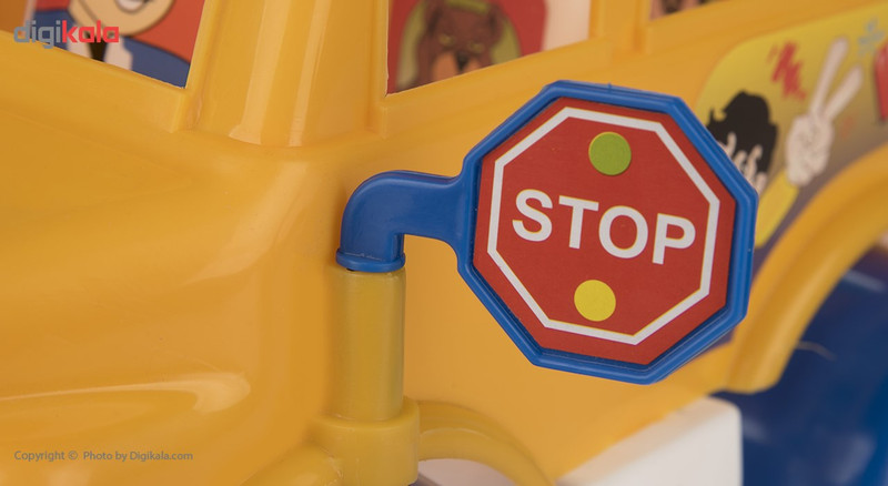 ماشین بازی زرین تویز مدل School Bus D1