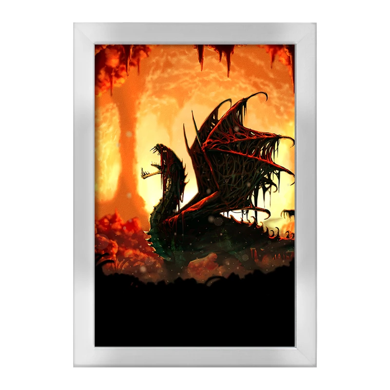 تابلو خندالو طرح بازی شکارچی هیولا (Monster Hunter) کد 33251