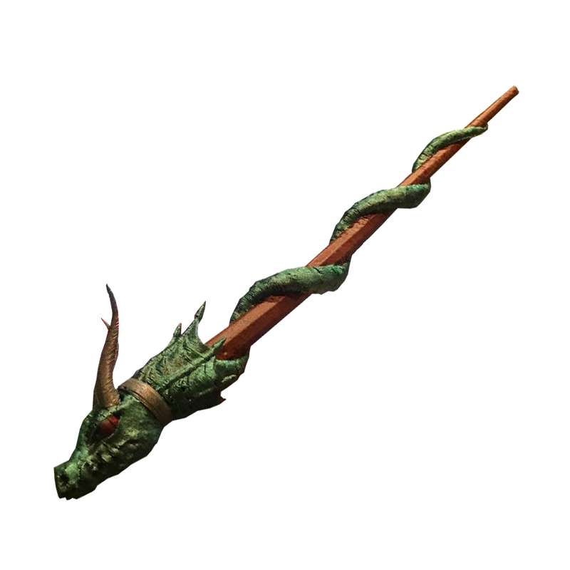 اسباب بازی زینتی کاف تینگز مدل چوب دستی هری پاتر طرح اژدها