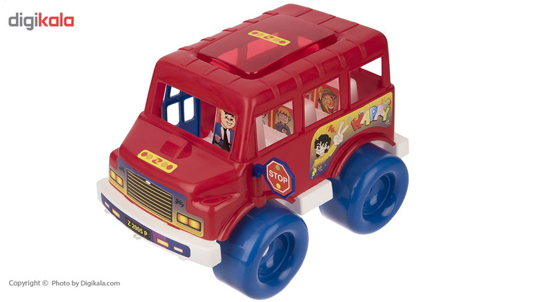 ماشین بازی زرین تویز مدل School Bus D1