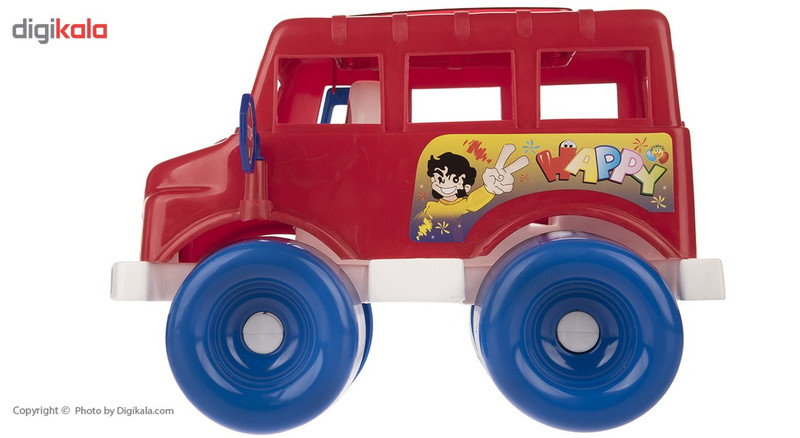 ماشین بازی زرین تویز مدل School Bus D1