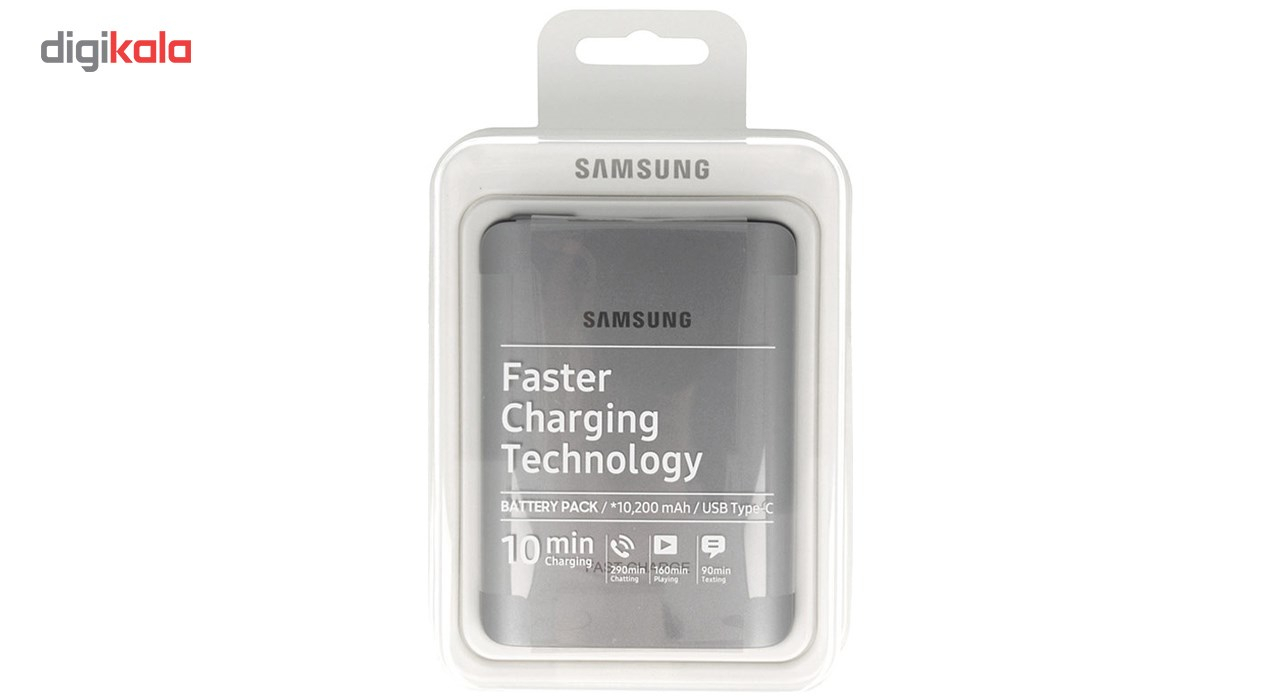 شارژر همراه سامسونگ مدل Fast Charging Battery pack Type-C با ظرفیت 10200 میلی آمپر ساعت
