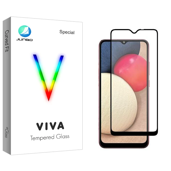 محافظ صفحه نمایش سرامیکی جانبو مدل Viva مناسب برای گوشی موبایل سامسونگ Galaxy A02s