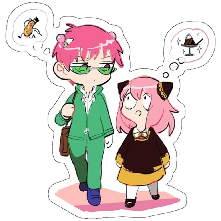 استیکر لپ تاپ مدل Anya Forger Saiki K