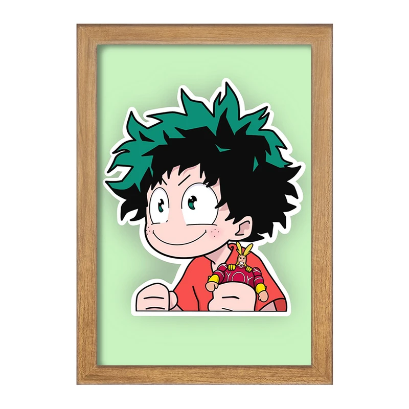 تابلو خندالو مدل ایزوکو میدوریا انیمه آکادمی قهرمان من My Hero Academia  کد 10073