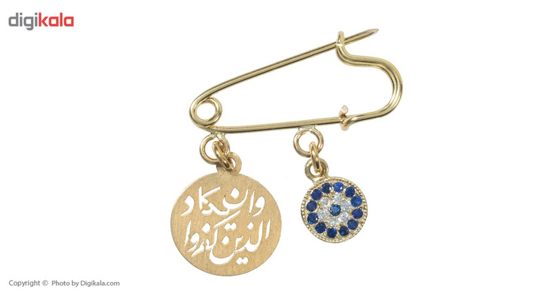 سنجاق سینه طلا 18 عیار رزا مدل PG38 سنجاق سینه طلا 18 عیار رزا مدل PG38