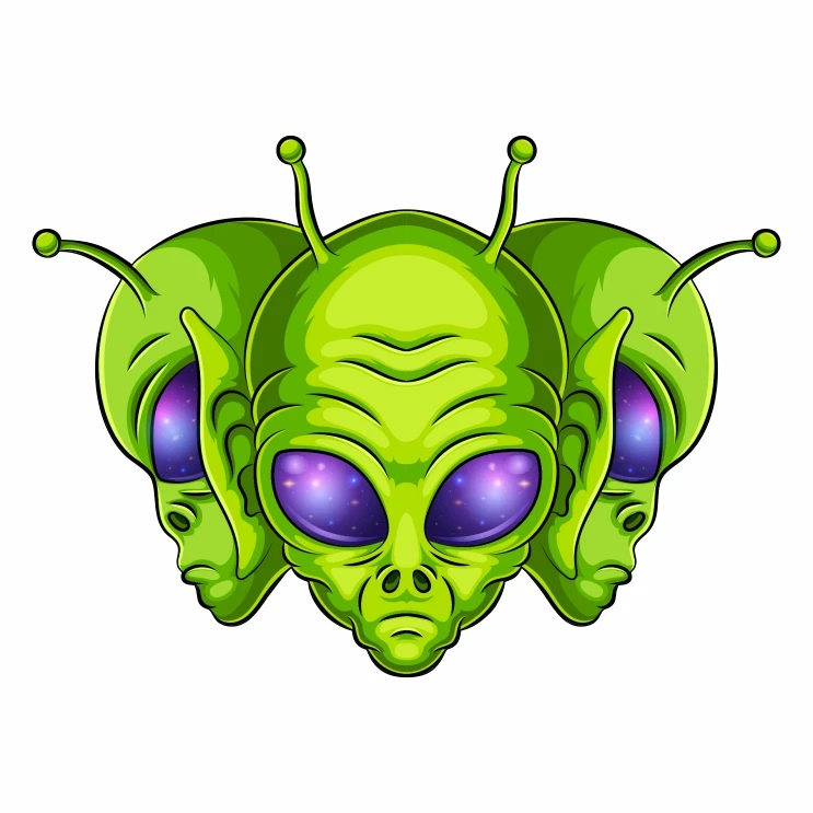    برچسب بدنه موتورسیکلت مدل alien کد 102