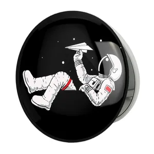 آینه جیبی خندالو طرح فضانورد مدل تاشو کد 1923 