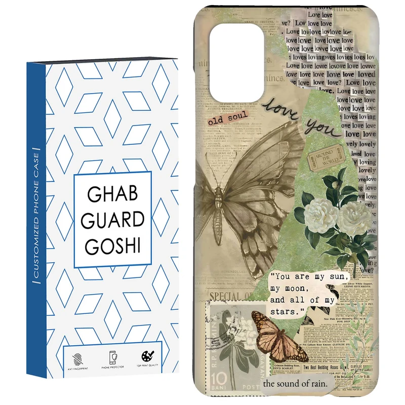 کاور قاب گارد گوشی طرح پروانه کد Dimo-162 مناسب برای گوشی موبایل سامسونگ Galaxy A51