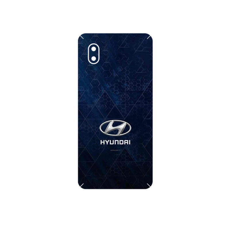 برچسب پوششی ماهوت مدل Hyundai_Logo مناسب برای گوشی موبایل سامسونگ Galaxy A01 Core
