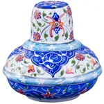 نمکدان مسی  میناکاری شده اثر نادری