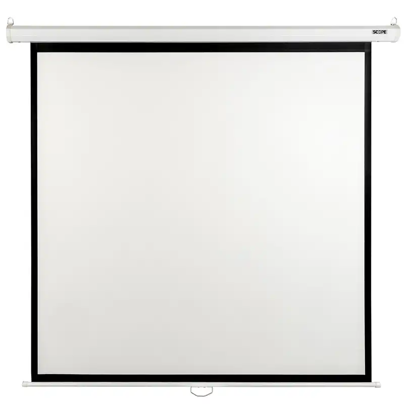 پرده نمایش دستی پروژکتور اسکوپ سایز 2 متری