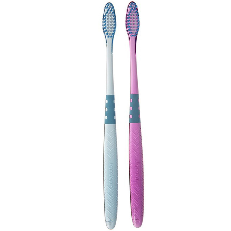 پک مسواک جردن مدل Target Teeth And Gums با برس متوسط بسته دو عددی