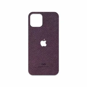 MAHOOT Purple-Leather Cover Sticker for Apple iPhone 12