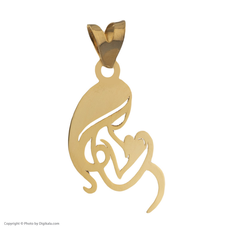 آویز گردنبند طلا 18 عیار زنانه مایا ماهک مدل MM1132 طرح مادر و بچه