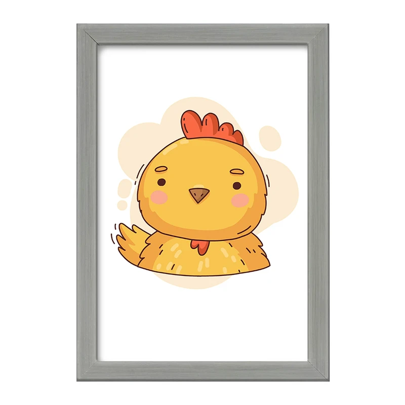 تابلو خندالو طرح جوجه حیوانات بامزه کد 37175