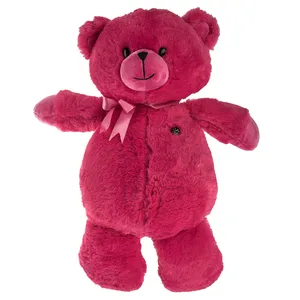 Paliz Bear Pink Bow Doll Height 43 Centimeter