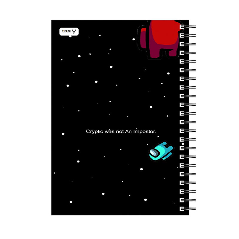 دفتر 120 برگ ویتادل طرح امانگ آس مدل 10