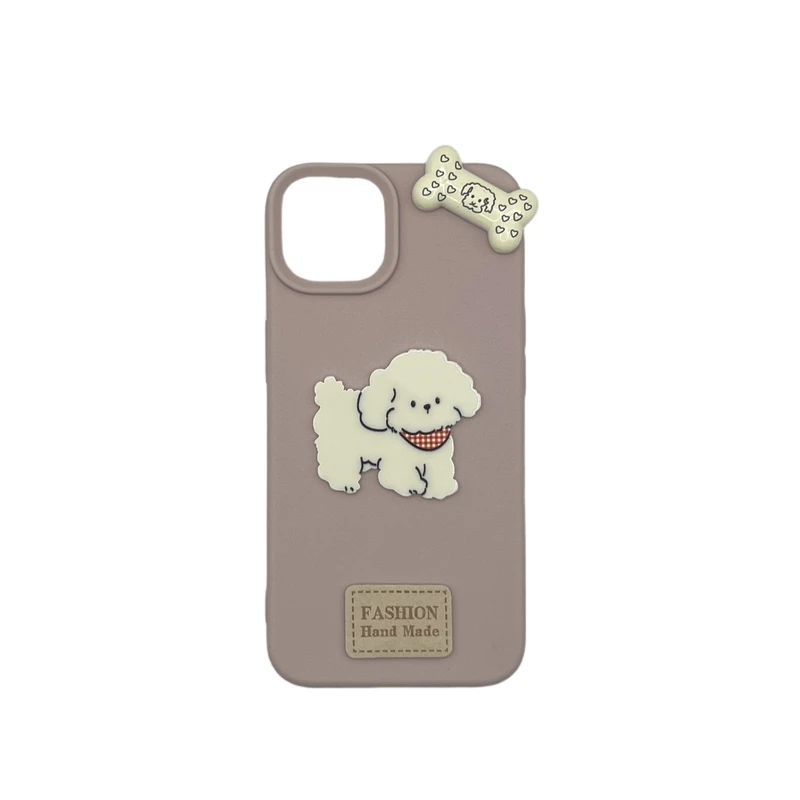 کاور مدل fashion طرح سگ مناسب برای گوشی موبایل اپل IPhone 15