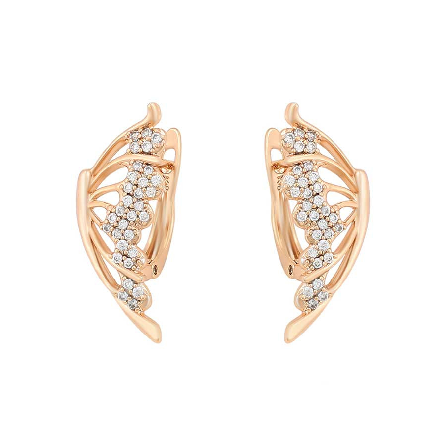 گوشواره زنانه ژوپینگ مدل پروانه ای قفل کلیپسی گوشواره زنانه ژوپینگ مدل پروانه ای قفل کلیپسی