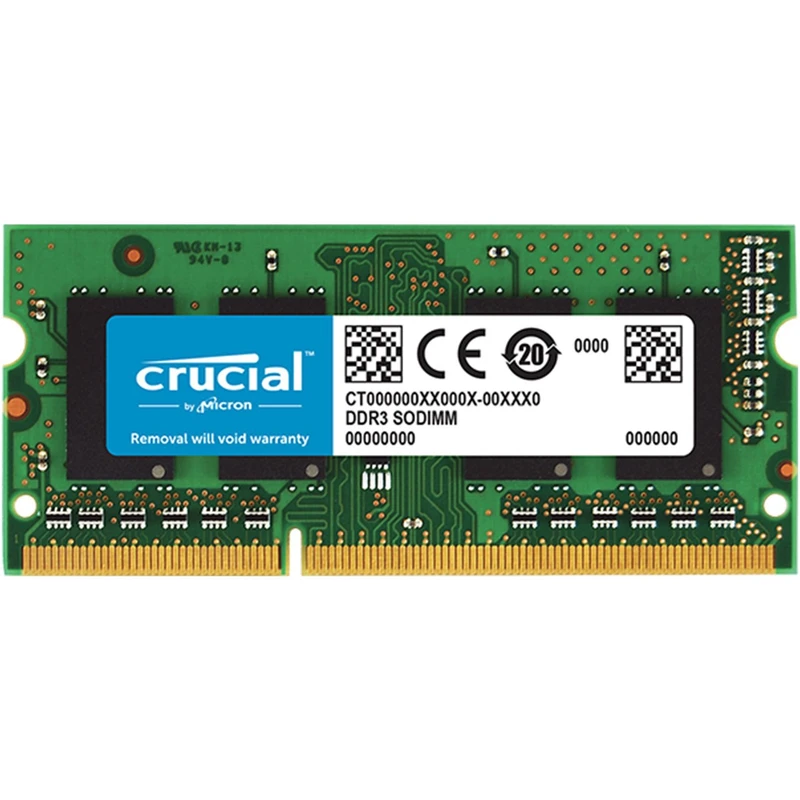 رم لپ تاپ کروشیال مدل DDR3L 1600MHz ظرفیت 8 گیگابایت