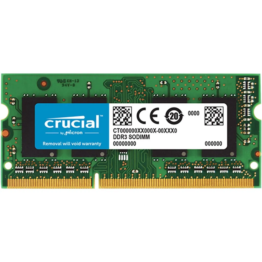 رم لپ تاپ کروشیال مدل DDR3L 1600MHz ظرفیت 8 گیگابایت