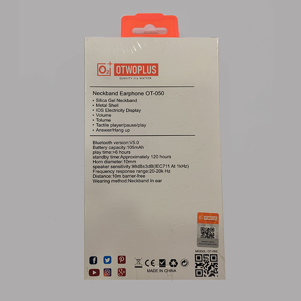 هندزفری بلوتوثی مدل OTWOPLUS OT-050