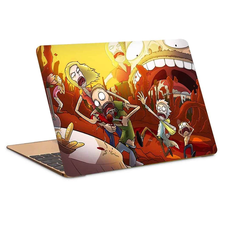 استیکر لپ تاپ طرح rick and morty 1کد c-782مناسب برای لپ تاپ 15.6 اینچ