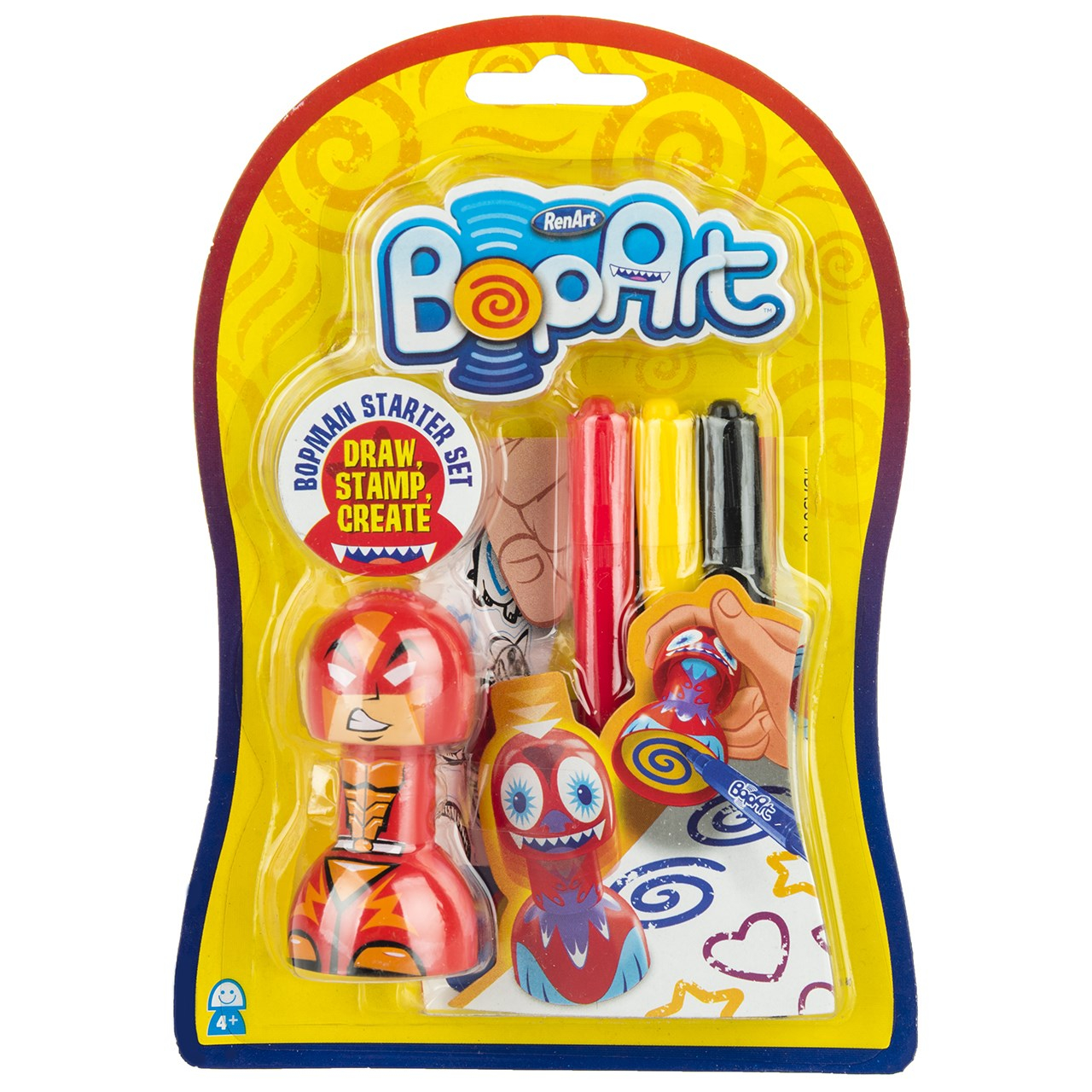 بسته ماژیک رن‌ آرت مدل BopArt Bopman Red